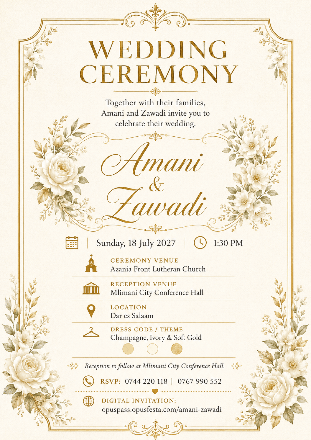 Amani Champagne Royale