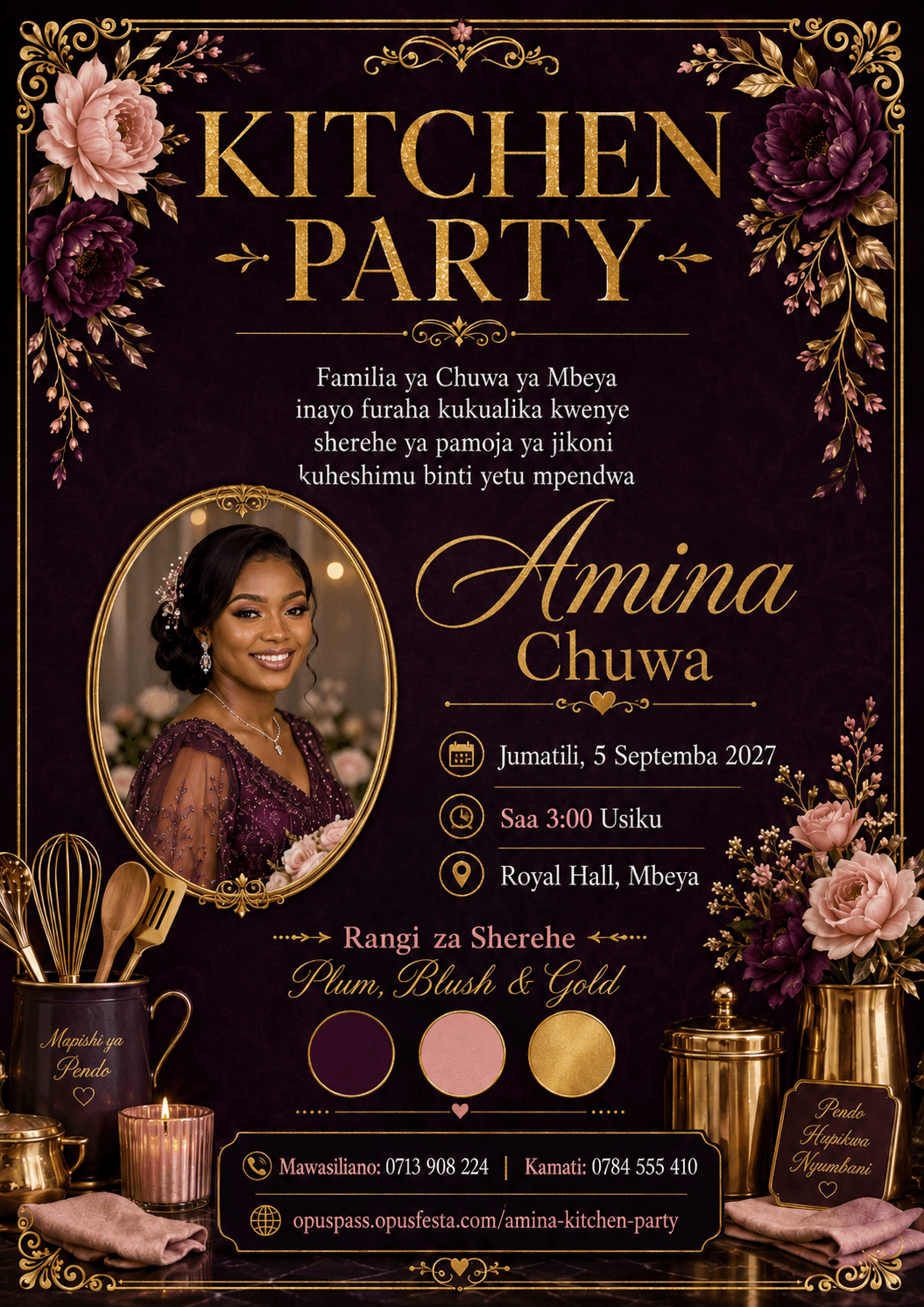 Amina Plum Royale